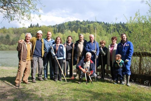 Veseli - po zaključku čistilne akcije